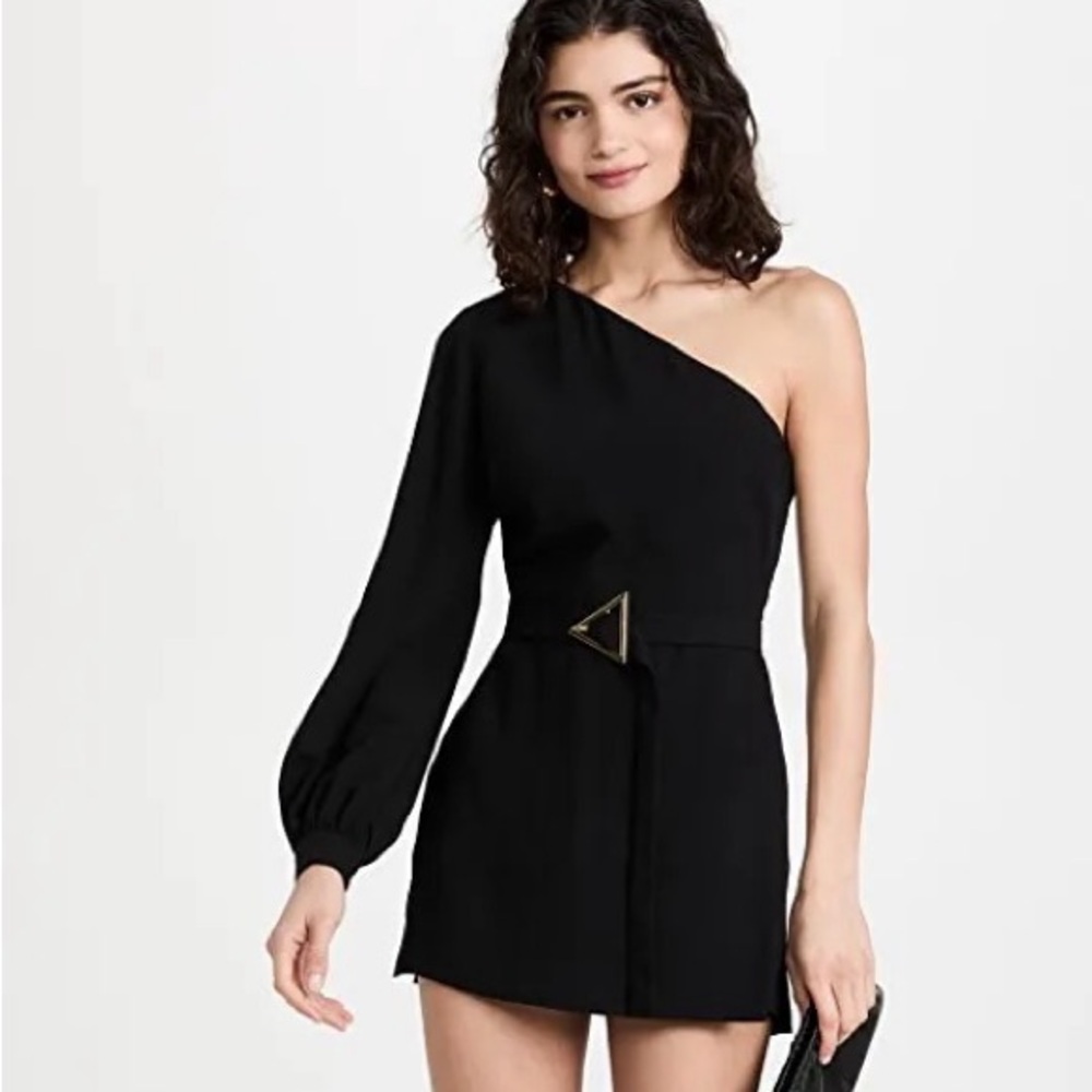 Amanda Uprichard x Revolve Black Santos Romper